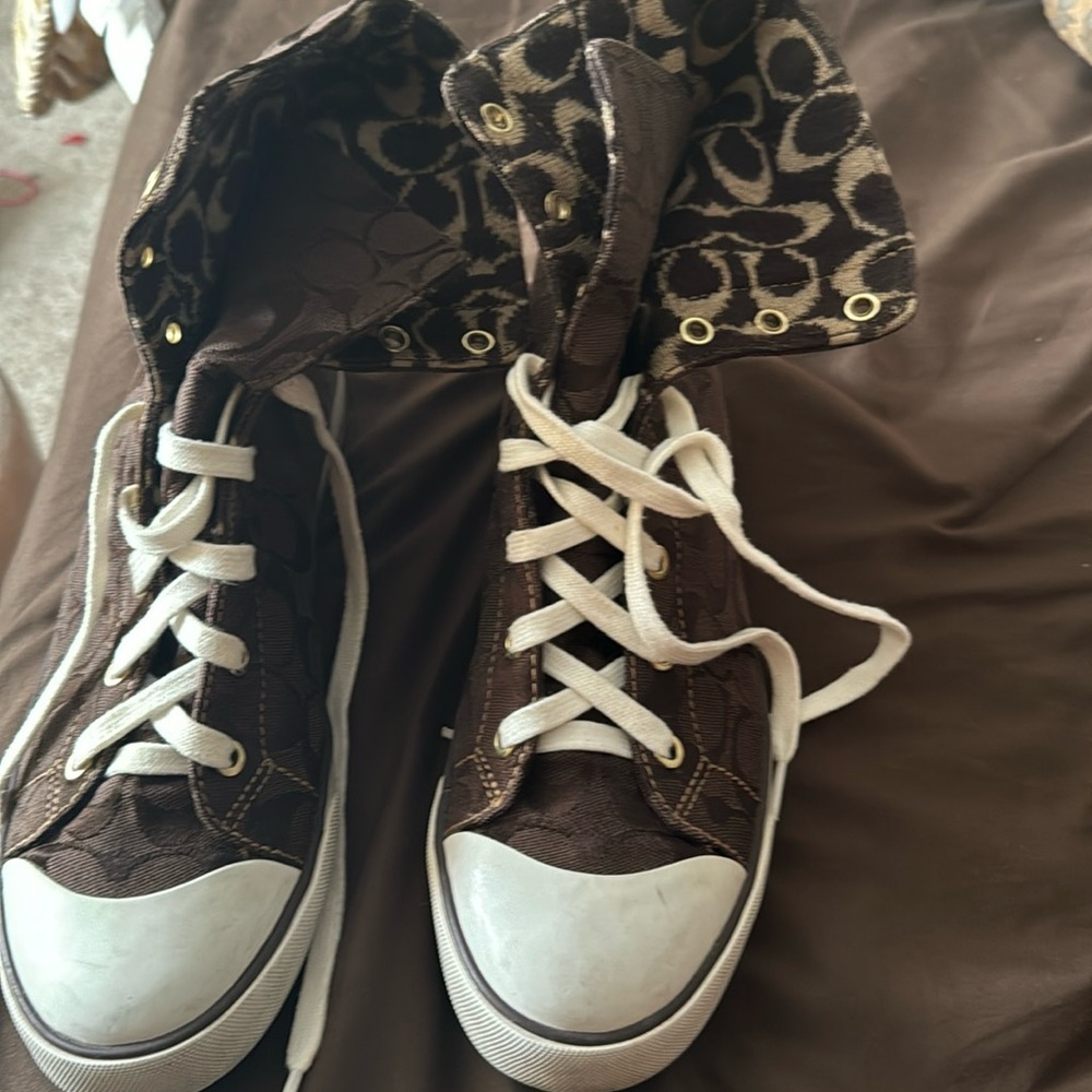 Coach sneakers brown